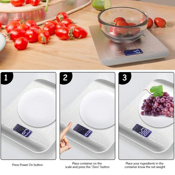 Digital Kitchen Scale, Multifunction Food Scale, Diet Food Compact